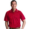 Charles River Men's Red Classic Wicking Polo