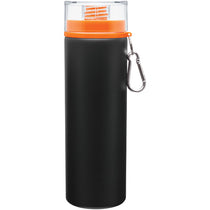 H2Go Orange Trek-Matte Black Water Bottle 28oz