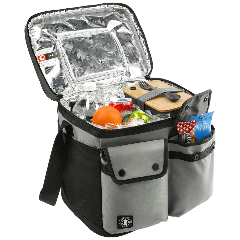 Arctic Zone Grey Repreve 24 Can Double Pocket Cooler