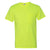 Fruit of the Loom Men's Safety Green HD Cotton T-Shirt with a Pocket
