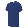 Fruit of the Loom Men's Admiral Blue HD Cotton Short Sleeve T-Shirt