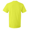Fruit of the Loom Men's Safety Green HD Cotton Short Sleeve T-Shirt
