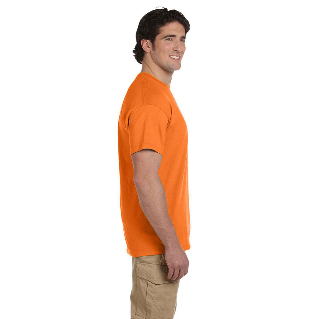 Fruit of the Loom Men's Safety Orange 5 oz. HD Cotton T-Shirt