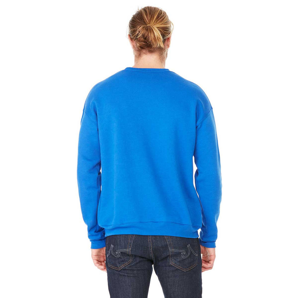 Bella + Canvas Unisex True Royal Drop Shoulder Fleece Sweatshirt