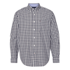 Tommy Hilfiger Men's Peacoat Stall Check Long Sleeve Plaid Shirt