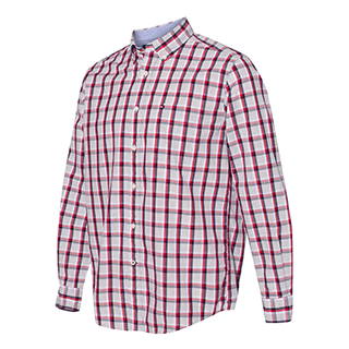Tommy Hilfiger Men's Baron Plaid Long Sleeve Plaid Shirt