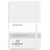 Moleskine White Hard Cover Ruled Medium Notebook (4.5