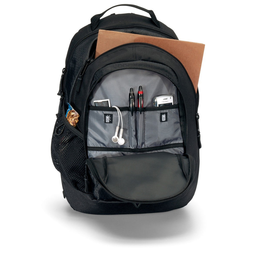 Life in Motion Black Primary Computer Backpack