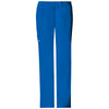 Cherokee Workwear Women's Royal Blue Premium Core Stretch Mid-Rise Drawstring Cargo Pant