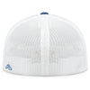 Pacific Headwear Royal/White/Royal Universal Fitted Trucker Mesh Cap