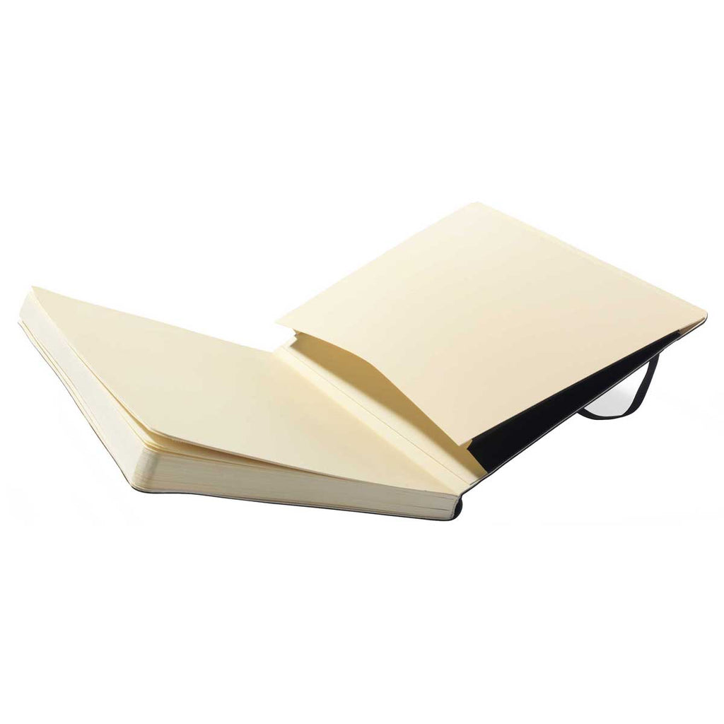 Moleskine Black Soft Cover Ruled Large Notebook (5" x 8.25")