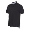 Tommy Hilfiger Men's Deep Knit Black Classic Fit Ivy Pique Sport Shirt