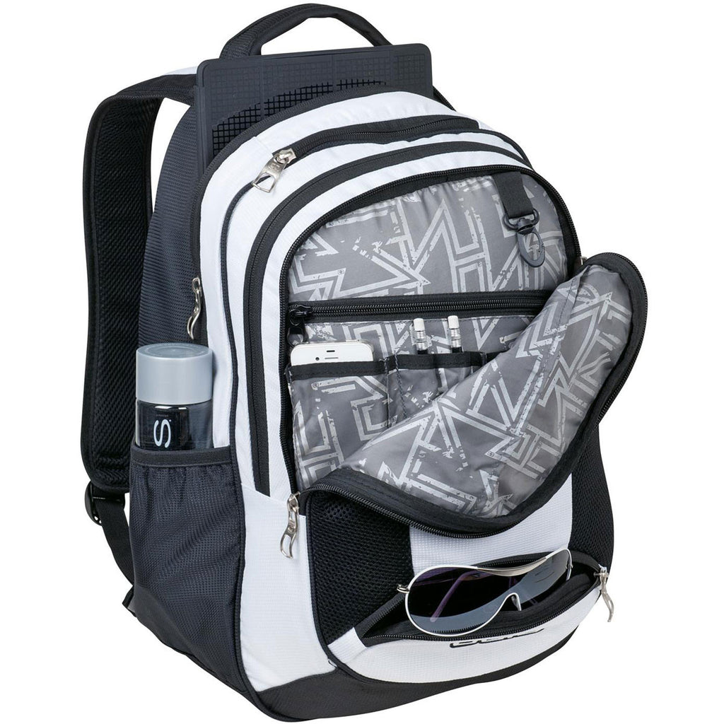 OGIO White/Black/Silver Bullion Backpack