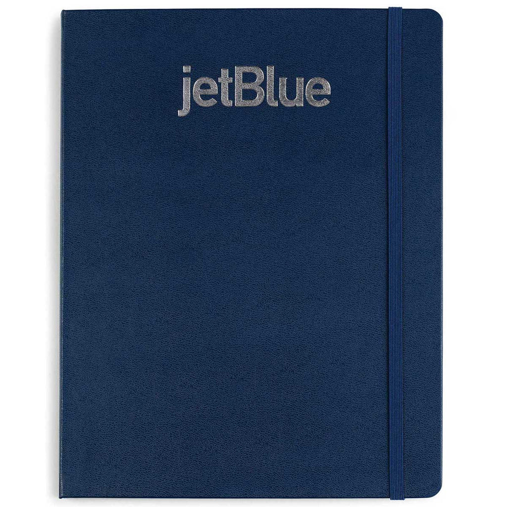 Moleskine Navy Blue Hard Cover Ruled Extra Large Notebook (7.5" x 9.75")