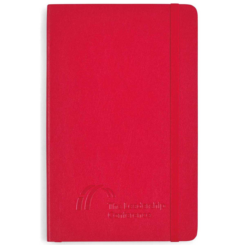 Moleskine Scarlet Red Soft Cover Ruled Large Notebook (5" x 8.25")