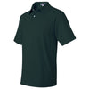 Jerzees Men's Forest Green Spotshield 50/50 Polo With Pocket