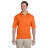 Jerzees Men's Safety Orange 5.6 Oz Spotshield Pocket Jersey Polo
