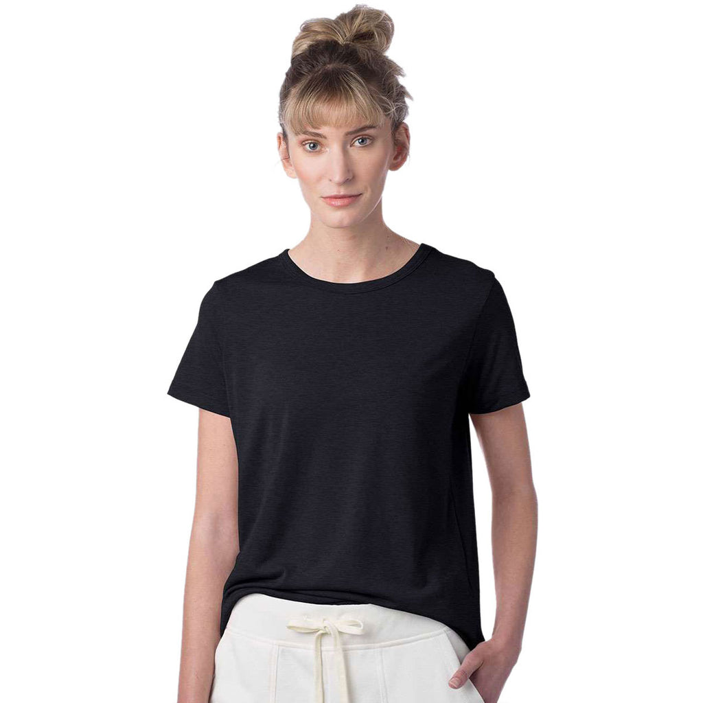 Alternative Apparel Women's Black Earthleisure Modal Triblend Tee