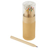 HIT Natural 12-Piece Colored Pencil Set In Tube With Sharpener
