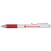 Hub Pens Red Vallano Pen with White Barrel & Black Ink