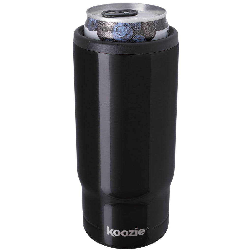 Koozie Black Slim Triple Vacuum Tumbler - 15 oz