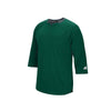 adidas Men's Dark Green Climalite Fielder's Choice 3/4 Sleeve Henley