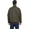 Dri Duck Men's Olive Force Canvas Bomber Jacket