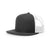 Richardson Black/White Mesh Back Wool Blend Flatbill Trucker Hat