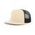Richardson Khaki/Black Mesh Back Wool Blend Flatbill Trucker Hat