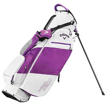 Callaway White/Purple/Black 2019 Hyper Lite Zero Double Strap Stand Bag