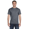 Hanes Men's Charcoal Heather 6.1 oz. Beefy-T