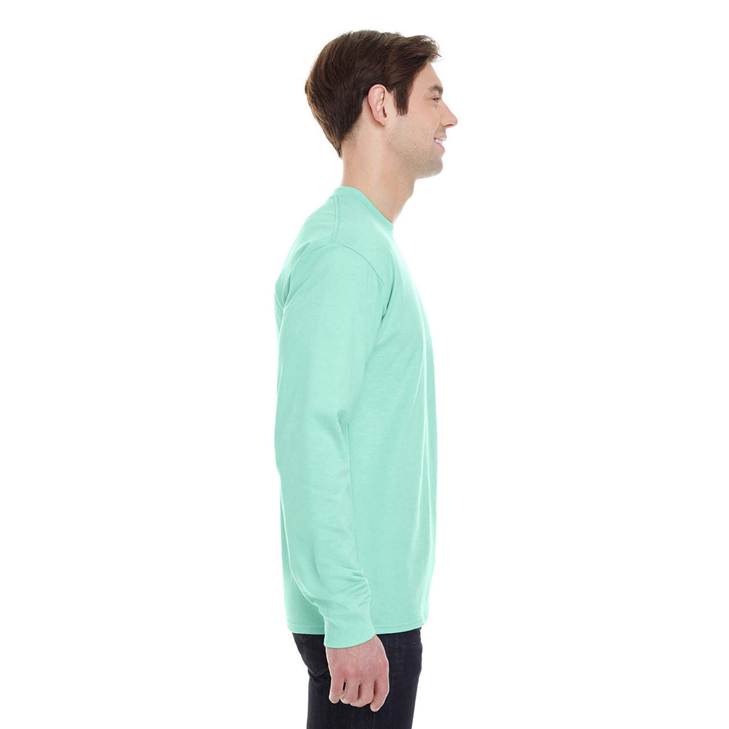 Hanes Men's Clean Mint 6.1 oz Long-Sleeve Beefy-T