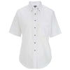 Edwards Women's White Easy Care Short Sleeve Poplin Shirt