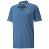 Puma Golf Men's Star Sapphire Cloudspun Monarch Golf Polo