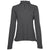 Charles River Women's Charcoal Waffle Quarter Zip Pullover