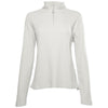 Charles River Women's Ivory Waffle Quarter Zip Pullover
