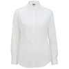Edwards Women's White Batiste Banded Collar Shirt