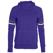 Augusta Women's Purple/White/Graphite Spry Hoodie