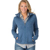 Charles River Women's Blue Heather Heathered Fleece Jacket