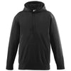 Augusta Sportswear Men's Black Wicking Fleece Hood