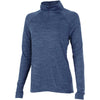 Charles River Women's Navy Space Dye Performance Pullover