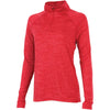 Charles River Women's Red Space Dye Performance Pullover