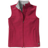 Charles River Women's Raspberry/Vapor Grey Soft Shell Vest