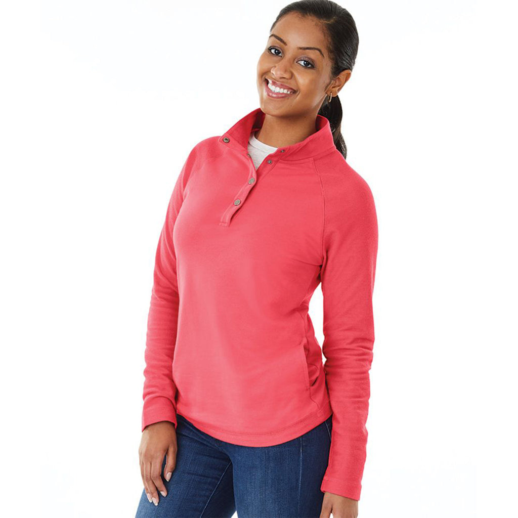 Charles River Women's Salmon Falmouth Pullover