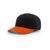Richardson Black/Orange On-Field Combination Wool Blend R-Flex Cap
