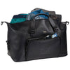 Luxe Black Weekender Duffel Bag