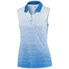 Puma Golf Women's Palace Blue Ombre Sleeveless Golf Polo