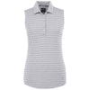 Puma Golf Women's Quarry Rotation Stripe Sleeveless Polo