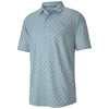 Puma Golf Men's Milky Blue Cloudspun Scatter Golf Polo
