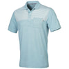 Puma Golf Men's Milky Blue Cloudspun Pocket Golf Polo